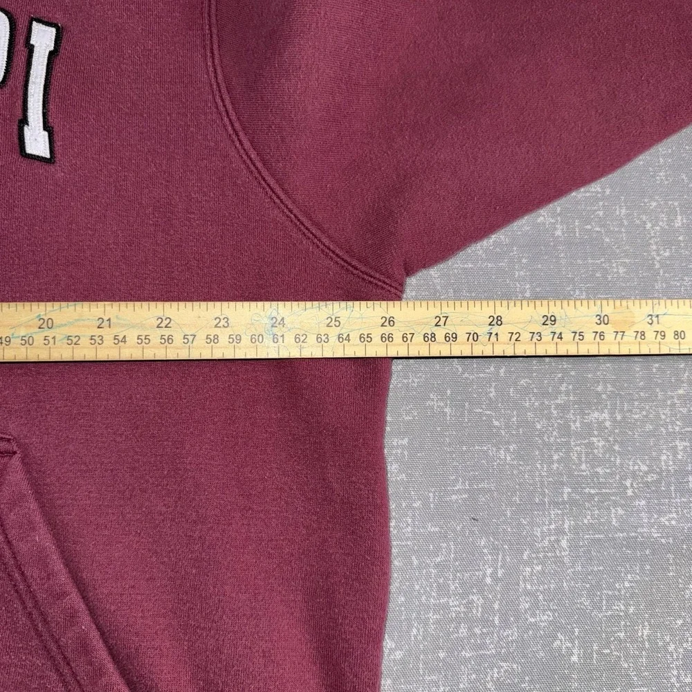 Mississippi State Bulldogs Hoodie Mens Large Red NCAA Basketball Team Edition